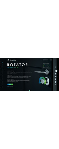 Электронный Armadillo (Армадилло) замок ROTATOR EL.RT01.01 SG матовое золото Электронный Armadillo (Армадилло) замок ROTATOR EL.RT01.01 SG матовое золото