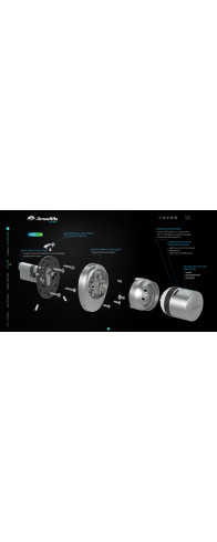 Электронный Armadillo (Армадилло) замок ROTATOR EL.RT01.01 SC матовый хром Электронный Armadillo (Армадилло) замок ROTATOR EL.RT01.01 SC матовый хром