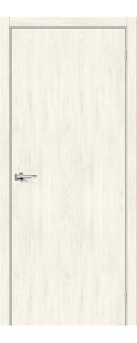 Межкомнатная дверь с покрытием из экошпона, серия - Bravo A, модель - Браво-0, цвет: Nordic Oak. Размер полотна в мм: 200*60, глухая