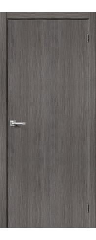 Межкомнатная дверь с покрытием из экошпона, серия - Bravo A, модель - Браво-0, цвет: Grey Melinga. Размер полотна в мм: 190*60, глухая