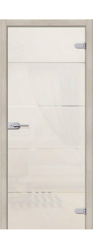 Стеклянная межкомнатная дверь, серия - Bravo Glass, модель - Диана, цвет: Белое Сатинато. Размер полотна в мм: 200*70