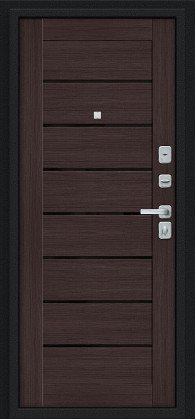 Техно/BChrome, цвет: Букле черное/Wenge Melinga
