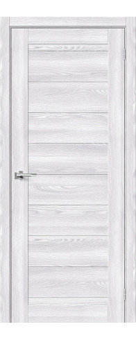 Межкомнатная дверь с покрытием из экошпона, серия - Bravo X, модель - Браво-21, цвет: Riviera Ice. Размер полотна в мм: 200*60, глухая