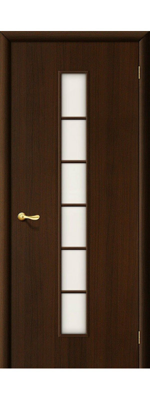 Межкомнатная дверь с покрытием "Финиш Флекс", серия - Direct, модель - 2С, цвет: Л-13 (Венге). Размер полотна в мм: 190*60, стекло - Сатинато