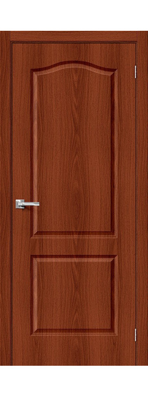 Межкомнатная дверь с покрытием "Финиш Флекс", серия - Direct, модель - 32Г, цвет: Л-01 (ИталОрех). Размер полотна в мм: 190*55, глухая