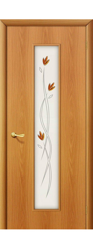 Межкомнатная дверь с покрытием "Финиш Флекс", серия - Direct, модель - 22Х, цвет: Л-12 (МиланОрех). Размер полотна в мм: 200*70, стекло - Фьюзинг