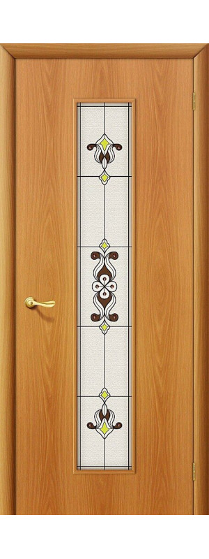 Межкомнатная дверь с покрытием "Финиш Флекс", серия - Direct, модель - 23Х, цвет: Л-12 (МиланОрех). Размер полотна в мм: 200*60, стекло - Сатинато