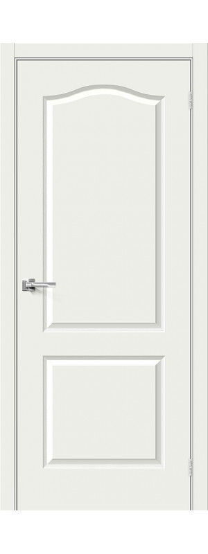 Межкомнатная дверь с покрытием "Финиш Флекс", серия - Direct, модель - 32Г, цвет: Л-04 (Белый). Размер полотна в мм: 190*55, глухая