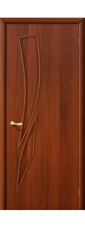 Межкомнатная дверь с покрытием "Финиш Флекс", серия - Direct, модель - 8Г, цвет: Л-11 (ИталОрех). Размер полотна в мм: 190*55, глухая