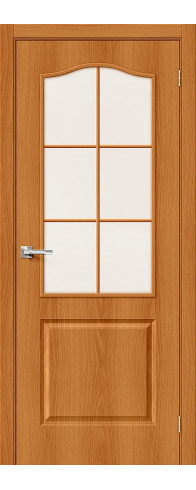 Межкомнатная дверь с покрытием "Финиш Флекс", серия - Direct, модель - 32С, цвет: Л-02 (МиланОрех). Размер полотна в мм: 200*80, стекло - Magic Fog