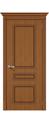 Межкомнатная дверь с покрытием из шпона, серия - Fine-line, модель - Стиль, цвет: Ф-11 (Орех). Размер полотна в мм: 190*55, глухая
