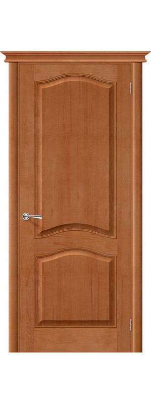 Межкомнатная дверь - Массив, модель - М7, цвет: Т-05 (Светлый Лак). Размер полотна в мм: 200*60, глухая