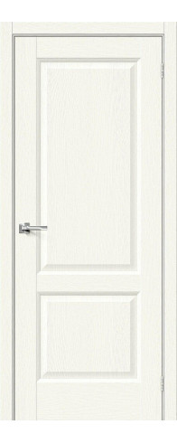 Межкомнатная дверь с покрытием из экошпона, серия - Neoclassic, модель - Неоклассик-32, цвет: White Wood. Размер полотна в мм: 200*80, глухая