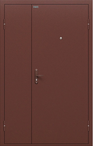 Входная дверь, серия - Optim, модель - Дуо Гранд, цвет: Антик Медный/Антик Медный. Размер полотна в мм: 205*125 левое