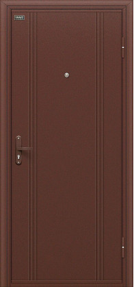 Входная дверь, серия - Optim, модель - Door Out 101, цвет: Антик Медь/Антик Медь. Размер полотна в мм: 205*98 левое
