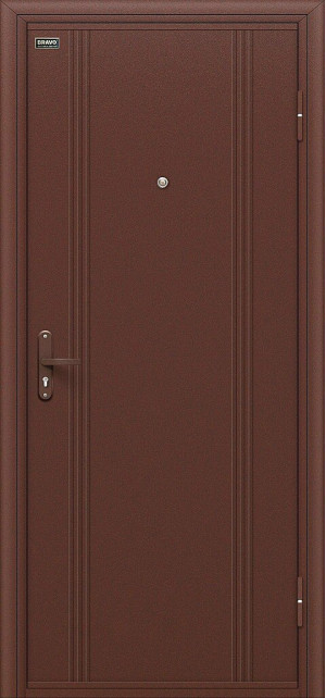 Входная дверь, серия - Optim, модель - Door Out 101, цвет: Антик Медь/Антик Медь. Размер полотна в мм: 205*98 правое