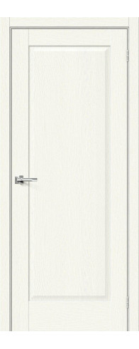Межкомнатная дверь с покрытием из экошпона, серия - Prima, модель - Прима-10, цвет: White Wood. Размер полотна в мм: 200*60, глухая