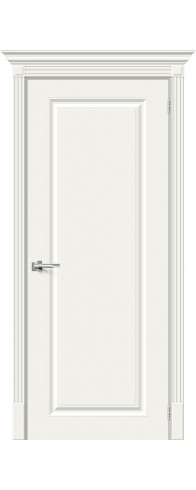 Межкомнатная дверь с покрытием из эмали, серия - Skinny, модель - Скинни-10, цвет: Whitey. Размер полотна в мм: 200*60, глухая