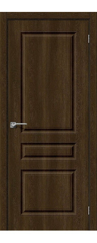 Межкомнатная дверь с покрытием из винила, серия - Skinny, модель - Скинни-14, цвет: Dark Barnwood. Размер полотна в мм: 200*70, глухая