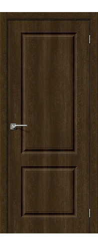 Межкомнатная дверь с покрытием из винила, серия - Skinny, модель - Скинни-12, цвет: Dark Barnwood. Размер полотна в мм: 200*60, глухая
