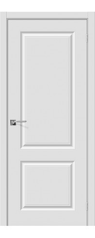 Межкомнатная дверь с покрытием из винила, серия - Skinny, модель - Скинни-12, цвет: П-23 (Белый). Размер полотна в мм: 190*55, глухая