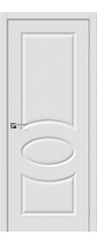 Межкомнатная дверь с покрытием из винила, серия - Skinny, модель - Скинни-20, цвет: П-23 (Белый). Размер полотна в мм: 190*55, глухая